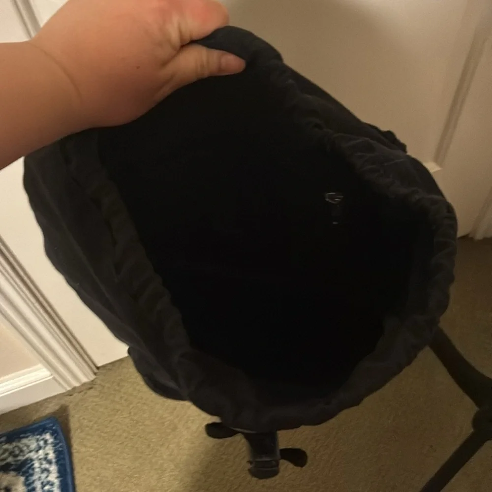 Old navy Stylish Black laptop  Backpack with Brown Accents unisex
